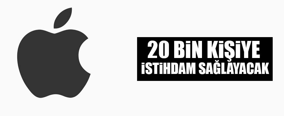 Apple 20 bin istihdam sağlayacak