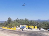 TRAFİK DENETİMİ - Çanakkale'de Helikopter İle Havadan Trafik Denetimi