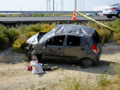 Aksaray'da Otomobil Takla Attı Açıklaması 1 Ölü, 2 Yaralı