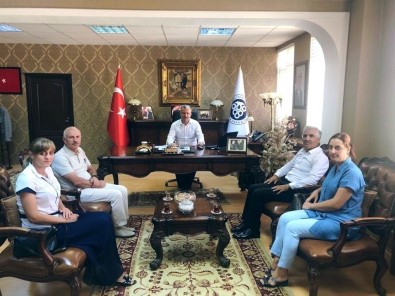 DATÜB Heyeti, Erzincan Binali Yıldırım Üniversitesi Rektörü'nü Ziyaret Etti