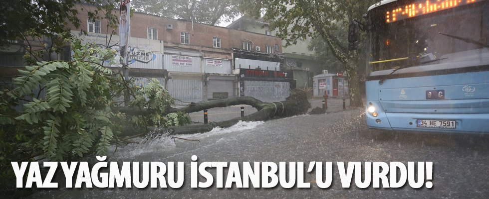 İstanbul yağışa teslim