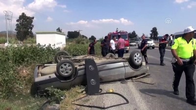 Aydın'da Trafik Kazası Açıklaması 1 Yaralı