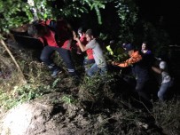 HASANKADı - Baraja Uçan Otomobildeki 4 Kişinin Cesedi Çıkartıldı