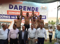 TAMER DAĞLı - Darende'de Zengibar Karakucak Güreşleri