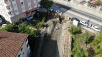 HALİT ARSLAN - Göktürk Sokak'ta Çöken Yolda Çalışmalar Sürüyor