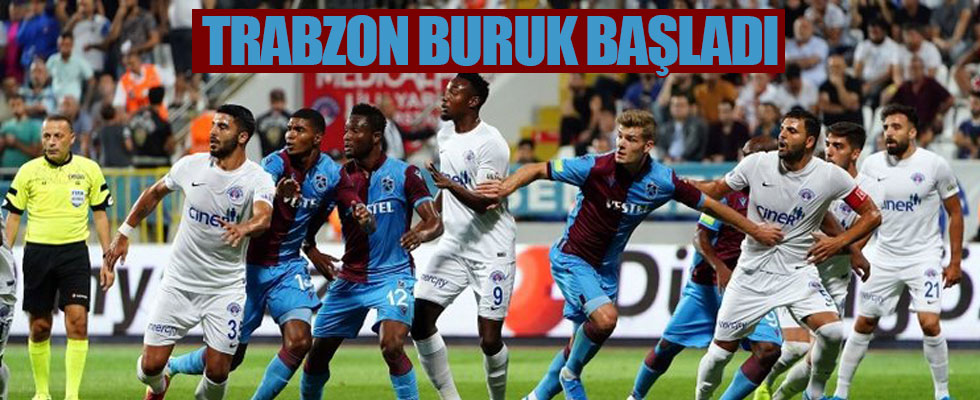 Kasımpaşa-Trabzonspor maçı 1-1 sona erdi
