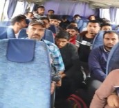 Tekirdağ'da 75 Kaçak Göçmen Ve 3 Organizatör Yakalandı