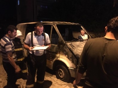 Ulaş'ta Araç Yangını