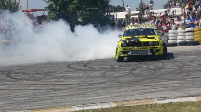 Uşak Süpermoto Pistinde Drift Festivali Nefesleri Kesti