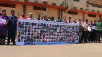 DÜNYA İNSANİ YARDIM GÜNÜ - İnsani Yardım Çalışanları İdlib'de Rejimi Protesto Etti