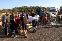 OSMAN GAZI - Kazada Ağır Yaralanan Sürücü Kurtarılmadı