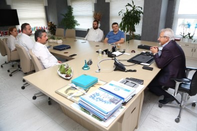 Bayramiç'ten Başkan Turgay Erdem'e Ziyaret