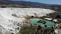 PAMUKKALE - 'Beyaz Cennet'te Bayram Bereketi Yaşanmaya Başlandı