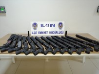 RUHSATSIZ SİLAH - Kargo Şirketinde Pompalı Tüfek Ele Geçirildi