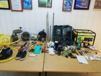 KAÇAK KAZI - Sakarya'da Defineciler Suçüstü Yakalandı