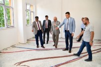FATIH ÜRKMEZER - Vali Gürel, Yapımı Devam Eden Okullarda İncelemelerde Bulundu