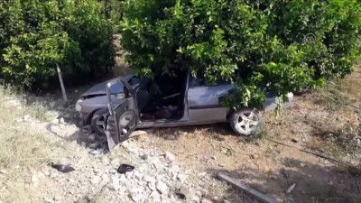 Adana'da İki Otomobil Çarpıştı Açıklaması 1 Ölü, 3 Yaralı
