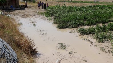 Aksaray'da Tarım Arazilerini Dolu Ve Sel Vurdu