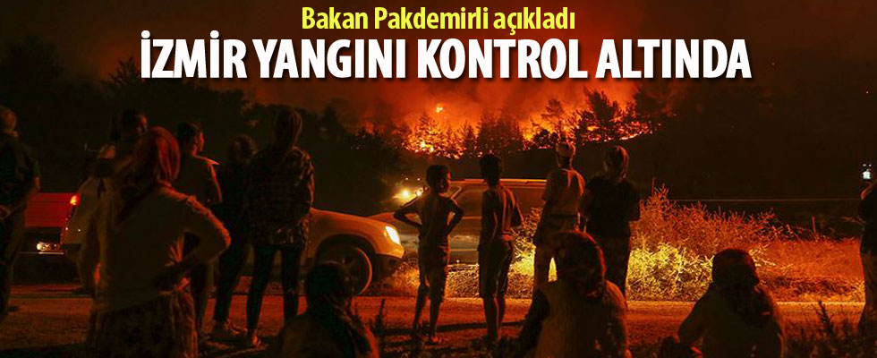 Bakan açıkladı: Yangın kontrol altına alındı