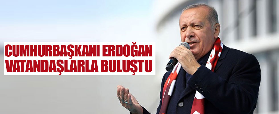 Cumhurbaşkanı Erdoğan Sultanahmet'te