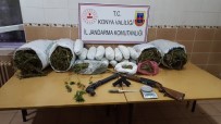 SEVINDIK - Konya'da Jandarmadan Uyuşturucu Operasyonu