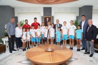 BEŞEVLER - Cimnastikçilerden Başkan Erdem'e Başarı Sözü