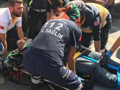 Eskişehir'de Zincirleme Trafik Kazası Açıklaması 2 Yaralı