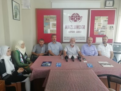 MAZLUM-DER Kayseri Şube Başkanı Ahmet Taş Açıklaması