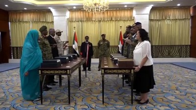 Sudan'da Devlet Başkanlığı Konseyi Üyeleri Yemin Etti