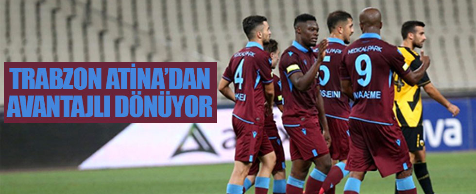 Trabzonspor, Atina'dan avantajlı dönüyor