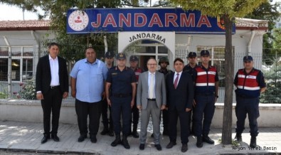Vali Tutulmaz'dan Karaadilli Belde Jandarma Komutanlığı'na Ziyaret