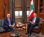 LÜBNAN CUMHURBAŞKANI - Bakan Çavuşoğlı, Lübnan Meclis Başkanı Berri İle Görüştü