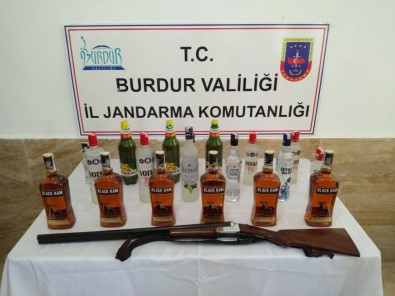 Burdur'da Kaçak İçki Operasyonu