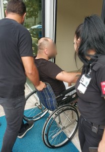 Silahlı Kavgada Yaralanan Şahıs Tekerlekli Sandalye İle Adliyeye Sevk Edildi