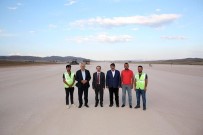 SALYAZı - Vali Epcim, Bayburt - Gümüşhane Havalimanı Çalışmalarını Yerinde İnceledi