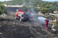 ORMANA - Aliağa'daki Yangının, Ormanlık Alana Sıçramaması İçin Büyük Mücadele
