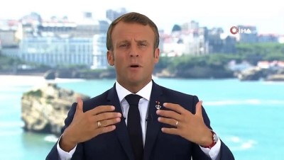 Fransa Cumhurbaşkanı Macron'dan G7 Zirvesi Öncesi Dünyaya Çağrı