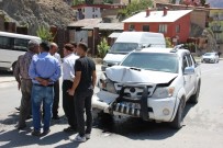 PETROL OFISI - Hakkari'de Trafik Kazası Açıklaması 1 Kişi Yaralandı