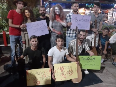 Emine Bulut Cinayetine Tepki İçin Sokakta Sahne Aldılar