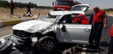 Şanlıurfa'da Trafik Kazası Açıklaması 3 Yaralı