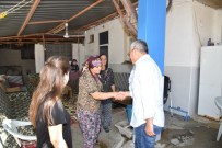 AHMET DENIZ - Vali Deniz Şehidin Ailesini Unutmadı