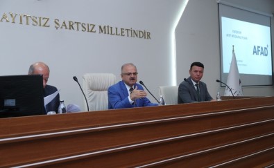 İl Afet Ve Acil Durum Koordinasyon Kurulu Toplantısı Ve Masabaşı Deprem Tatbikatı