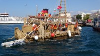DENİZ TRAFİĞİ - Kamıştan Gemi Çanakkale'de