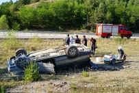 Kastamonu'da Virajı Alamayan Otomobil Takla Attı Açıklaması 2 Yaralı Haberi