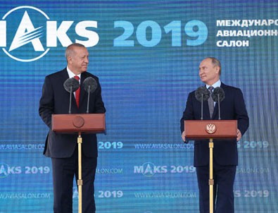 Moskova'dan ilk mesajlar! Cumhurbaşkanı Erdoğan ve Putin açılışa katıldı