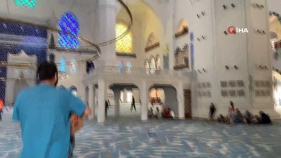 (Özel) Üsküdar'da Yere Düşen Üç Ebabil Kuşu, Çamlıca Camii'nin Çatısından Gökyüzüne Salındı