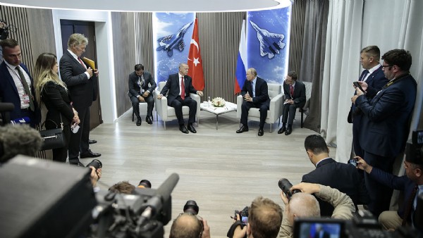 Erdoğan ve Putin Moskova'da bir araya geldi