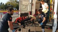 Çatıdan Düşen Genç Kız Ambulans Helikopter İle Hastaneye Kaldırıldı