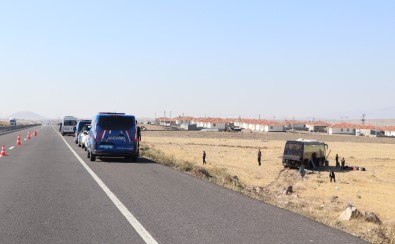 Aksaray'da Göçmenleri Taşıyan Otobüs Yoldan Çıktı Açıklaması 5 Yaralı