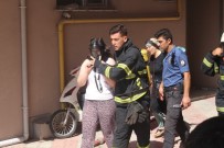 Aspiratörden Çıkan Yangın Paniğe Neden Oldu